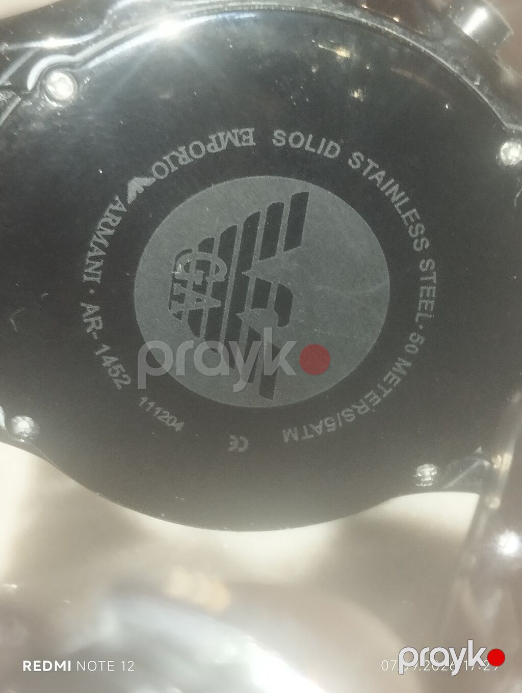 Emporio Armani kişi qol saatı – qara rəngli, klassik və idman — Qol saatları, Bakı (6)