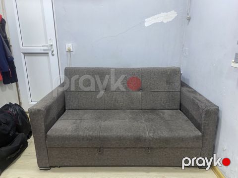 Qonaq otağı üçün çevrilə bilən divan - Rəng: tünd boz - Mexanizm — Bakı