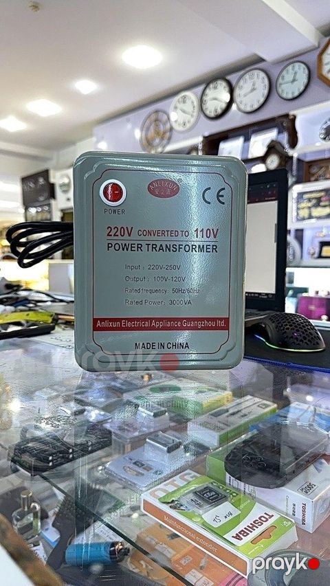 Konverter "220v-110v" 110 volt ilə işləyən avadanlıqları 220 volt
