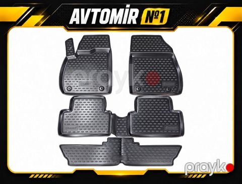 Opel Zafira 2011-2019 7 yerlik üçün salon rezin ayaqaltı — Bakı