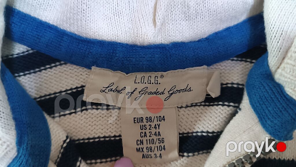 Uşaq kardiqanı – L.o.g.g. (Label of Graded Goods) - Ölçü: EUR 98/104 — Uşaq geyimi, Bakı (2)