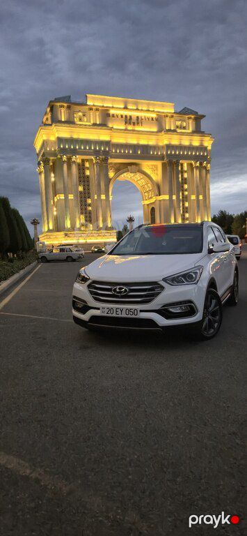 Hyundai Santa Fe, 2.0 L, 2016 il, 215 652 km — Avtomobillər, Gəncə (2)