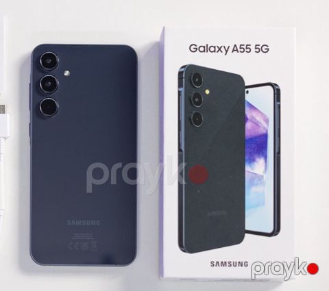 Samsung Galaxy A55 5G, 256 GB, rəng - Qara, Sənədlərlə — Mingəçevir