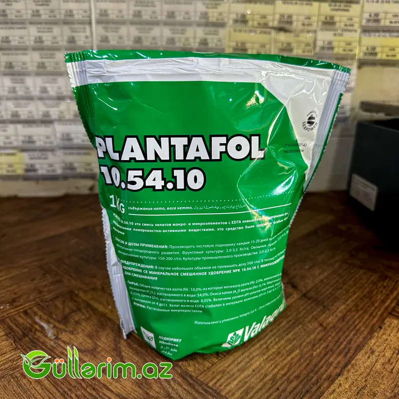 Plantafol 10.54.10 (Yüksək Fosforlu Çiçəklənmə Stimulyatoru) — Bakı