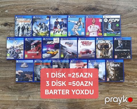 1disk=25azn/3disk= 50azn/Mağaza deyil Qiymətə Görə Narahat Etməyin — Bakı