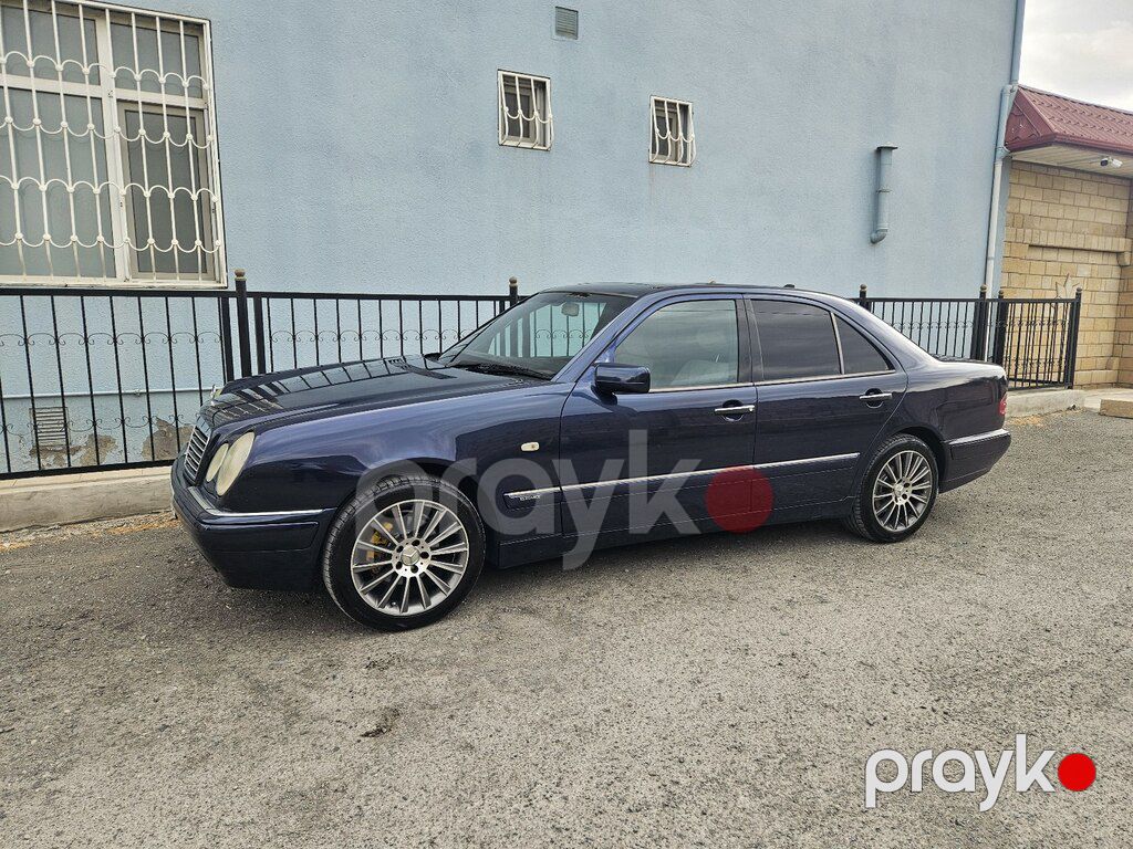 Mercedes E 200, 2.0 L, 1997 il, 360 000 km — Avtomobillər, Bərdə (7)