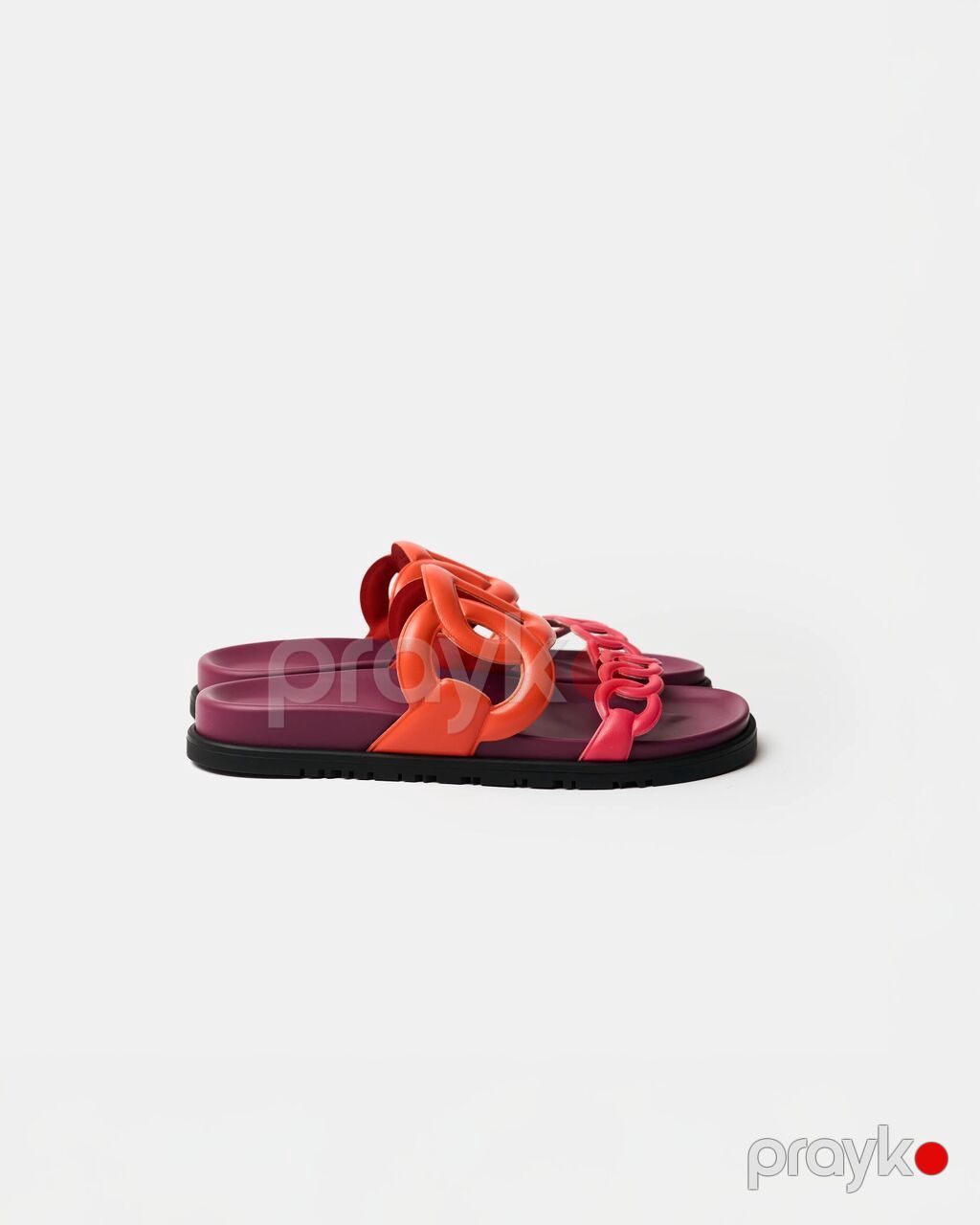 Hermès qadın slayd sandalları - Rənglər: bənövşəyi altlıq — Sandal, Bakı (3)