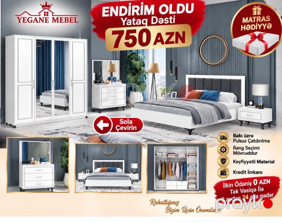 Yataq otağı mebeli — Mebel, Bakı (7)