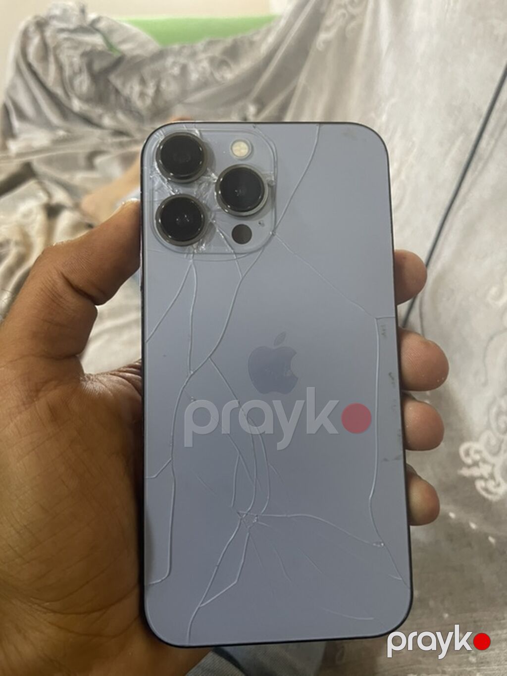 IPhone Xr, Göy, Qırıq — Apple iPhone, Yevlax (2)