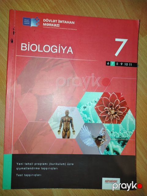 Məhsul: “Biologiya 7” – qiymətləndirmə və test tapşırıqları toplusu — Bakı