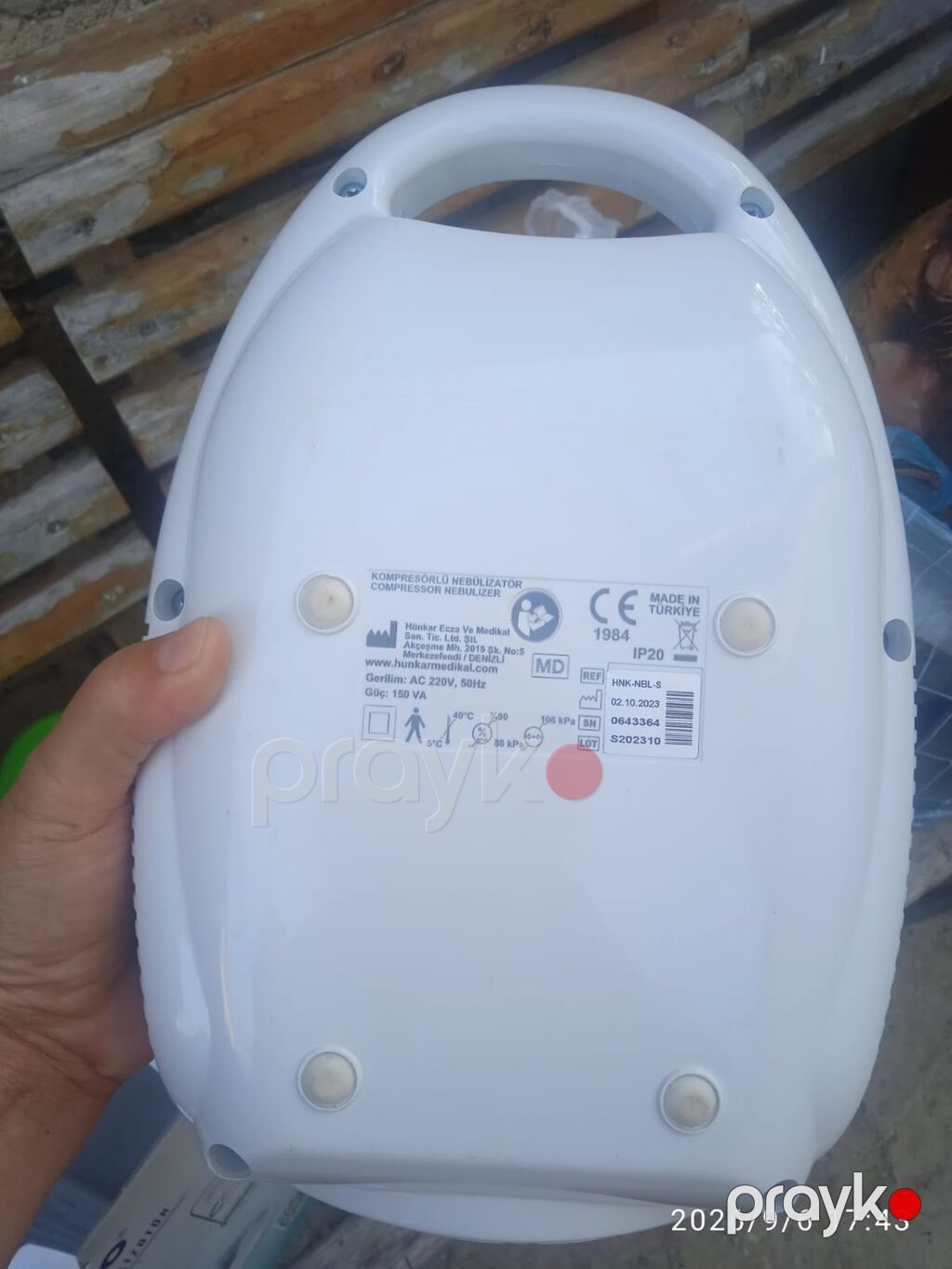 Nimo kompresörlü nebulizator – Model: Hnk-nbl-s Əsas xüsusiyyətlər — İnhalyatorlar və nebulayzerləri, Masazır (2)
