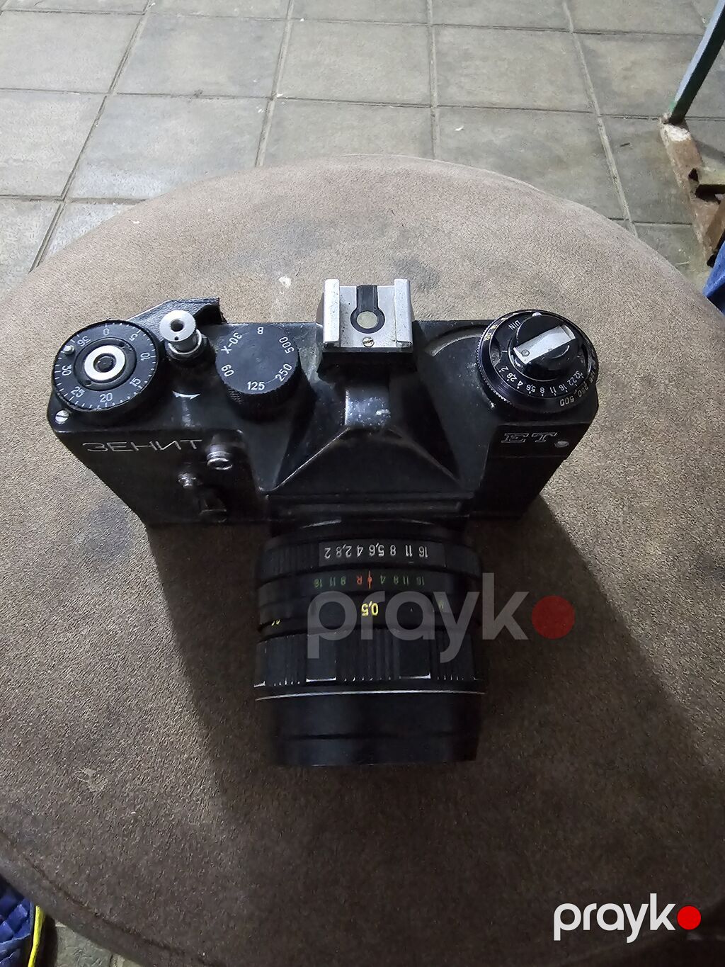Zenit ET SLR fotoaparat + Helios 44M-4 58mm f/2 obyektiv - 35 mm — Fotoaparat, Ağstafa (2)