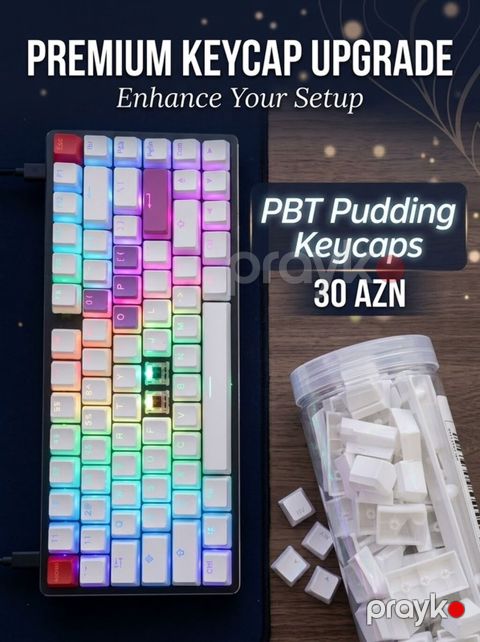 PBT Pudding Keycaps – klaviaturanıza vizual yüksəliş və rahat yazı — Digah