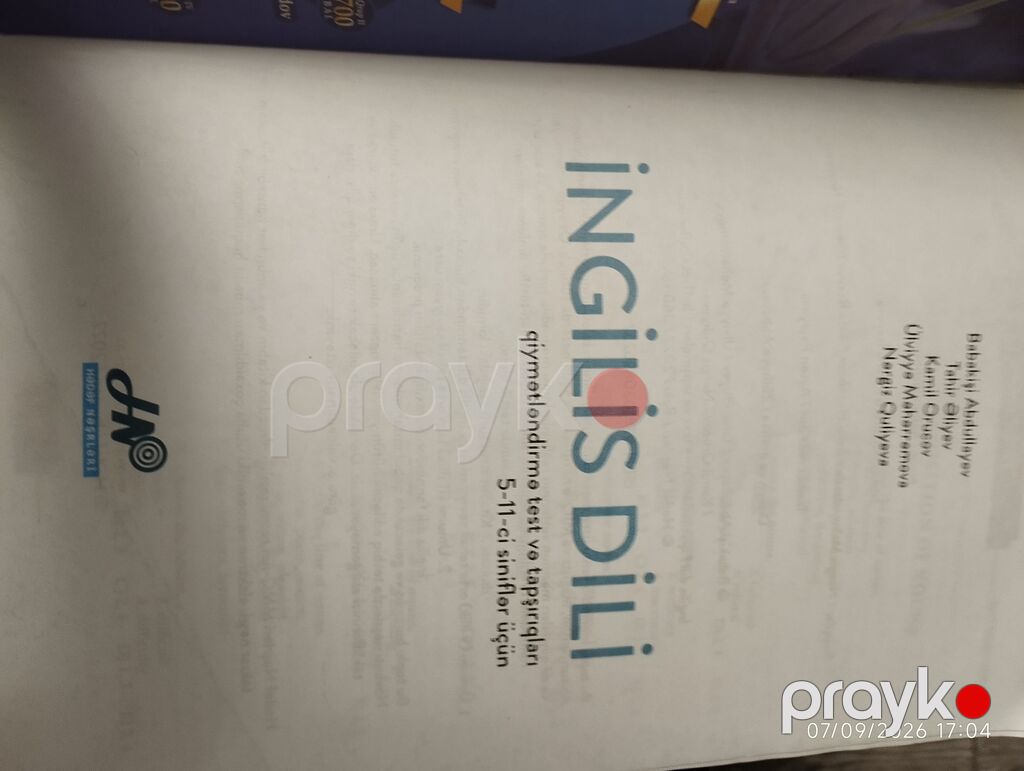 Məhsul: İngilis dili – Qiymətləndirmə test və tapşırıqlar toplusu — Kitablar, Bakı (3)