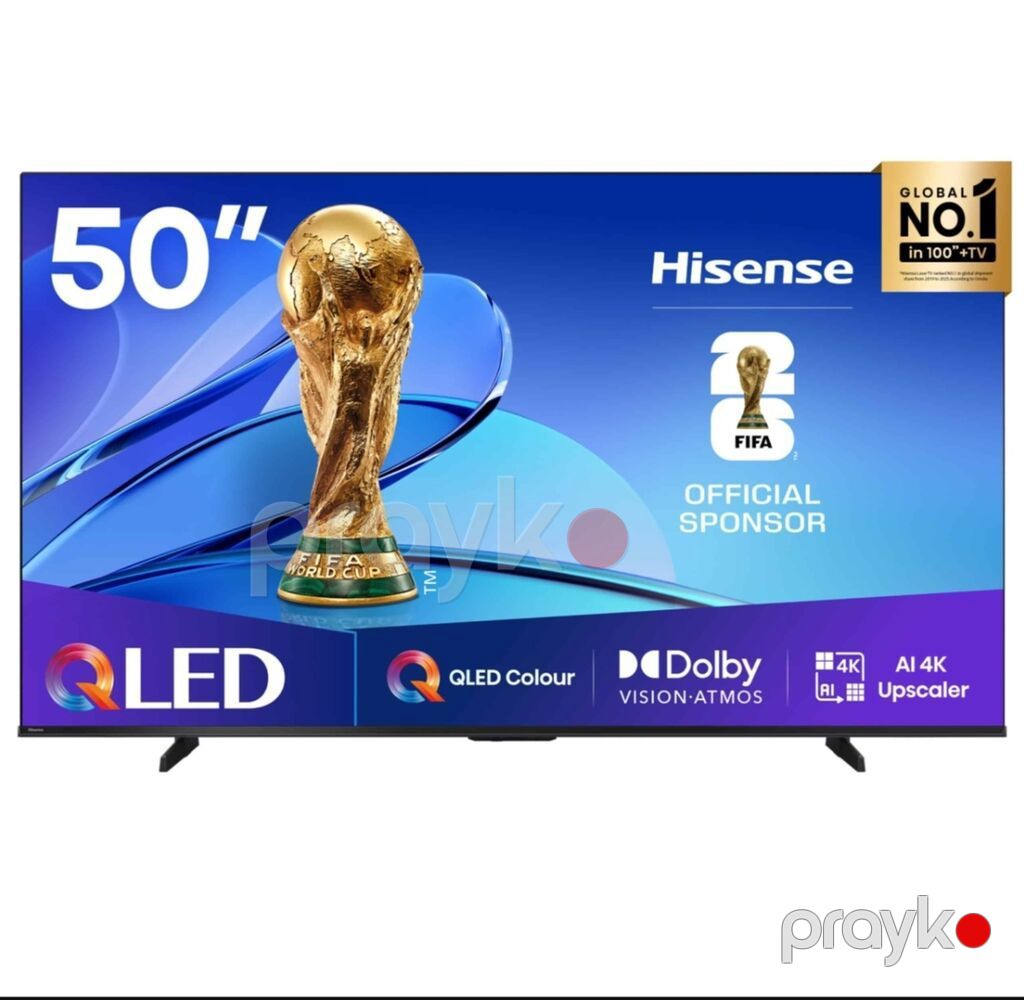 Yeni Televizor Hisense QLED 50" 4K (3840x2160), Pulsuz çatdırılma — Televizorlar, Bakı