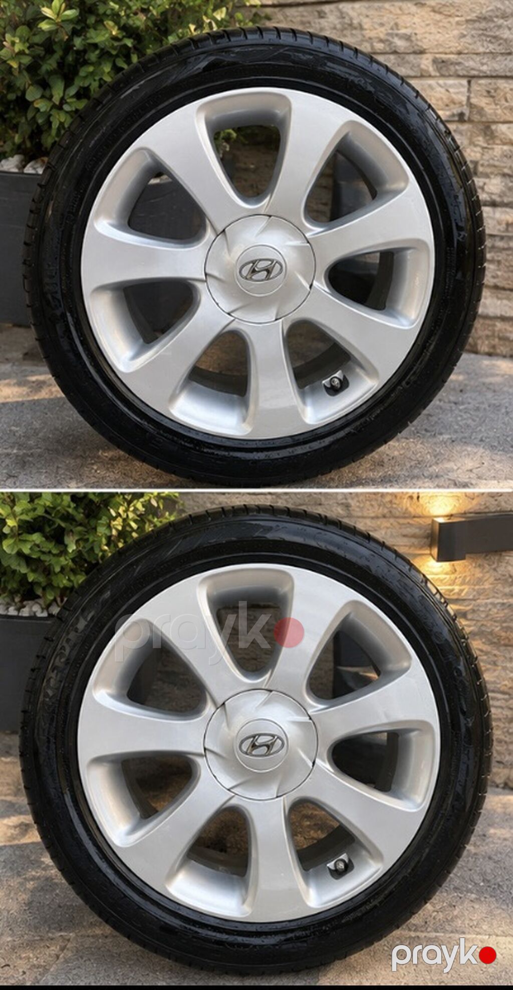Hyundai orijinal yüngül lehimli disklər komplekti (4 ədəd) — Diskləri, Digah (2)