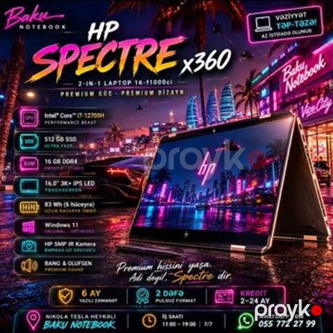 HP Spectre x360 — Premıum edition — Bakı