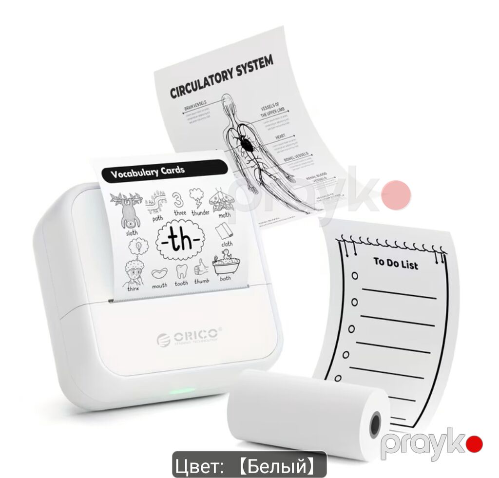 Tam yeni cib mini-printeri satılır (2 rəngdə var). Bluetooth — Printerləri, Bakı (3)