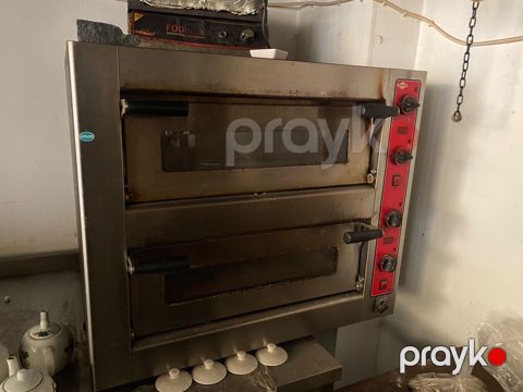 Pizza sobası – 2 gözlü, 3 faza Ölçü: 70×70 Tutum: eyni vaxtda — Bakı