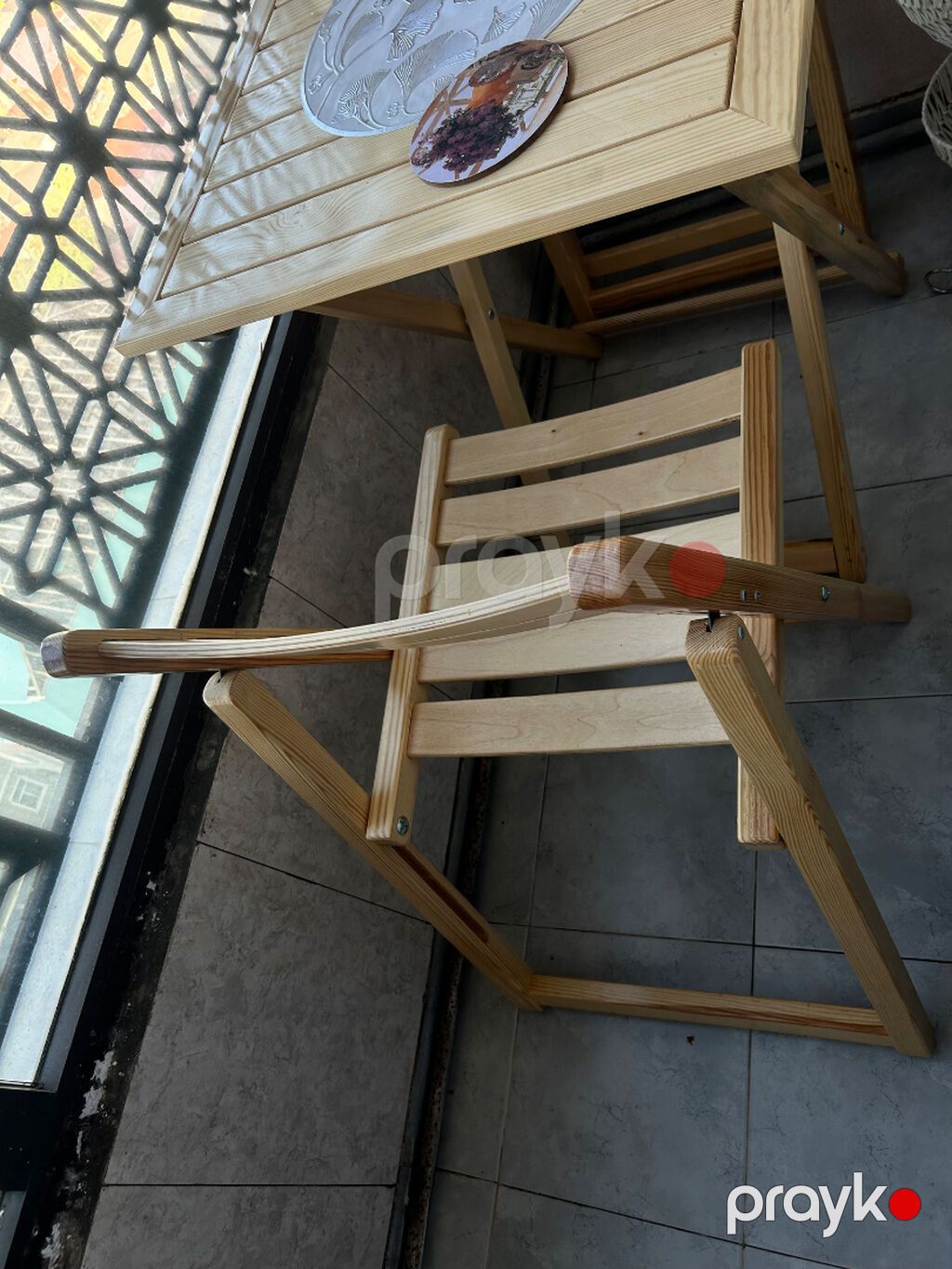 Balkon və həyət evi üçün masa dəsti satılır. İstifadə olunmayıb ölçü — Digər, Bakı
