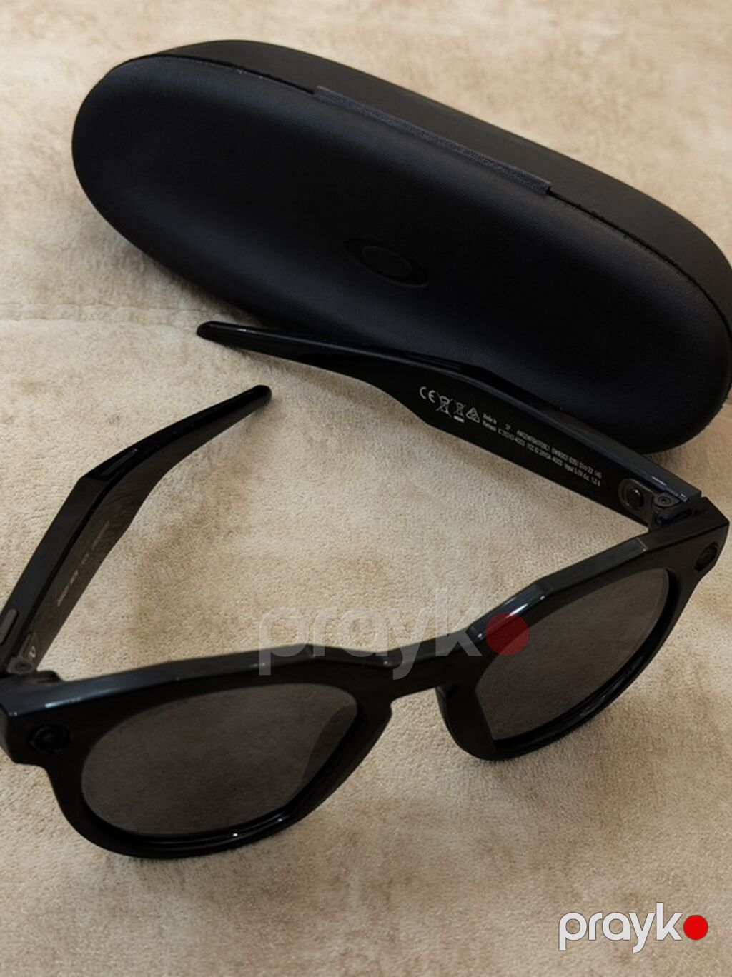 Yep Yeni Oakley Meta smart eynəkləri – Wayfarer stilində, qara çərçivə — Eynəklər və aksesuarları, Bakı (2)