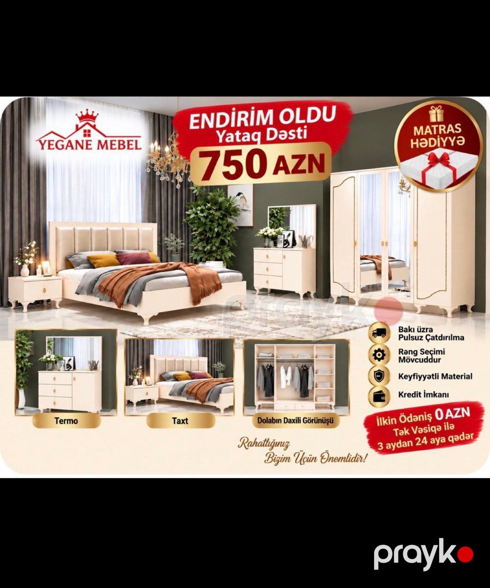 Yataq otağı mebeli — Mebel, Bakı (8)