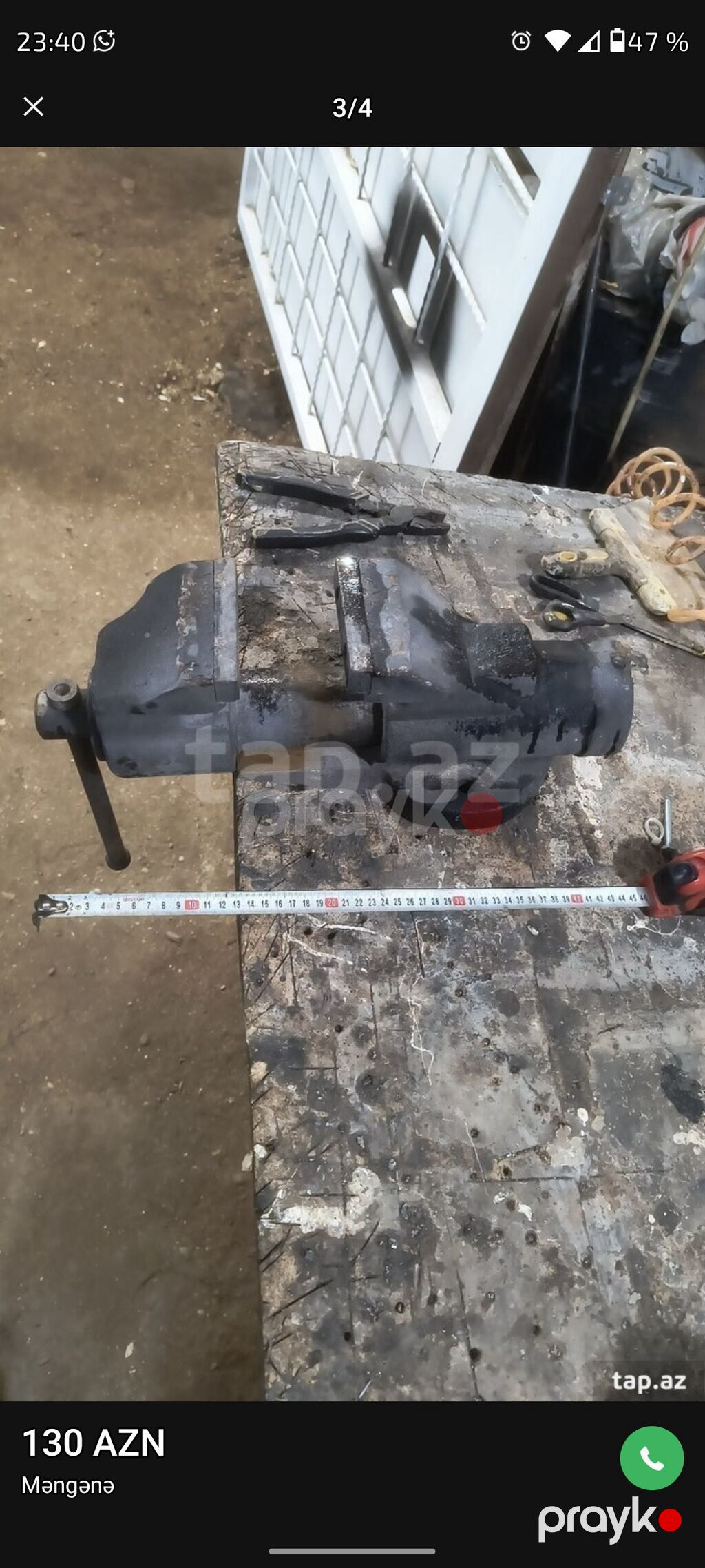 Tecılı boyuk ssr Metal işləri üçün dəzgah mengənəsi - Tip — Əsin və kemlər, Digah (3)