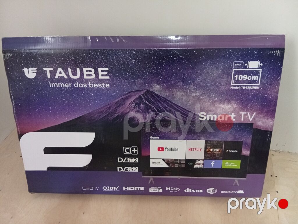 Taube TB43S92RBK Smart TV – 43 düym (109 sm) sıfır dı üstünün kloku — Televizorlar, Digah (4)