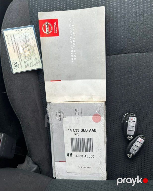 Nissan Altima, 2.5 L, 2014 il, 186 383 km — Avtomobillər, Bakı (12)