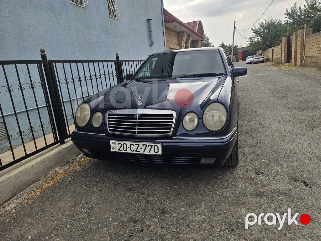 Mercedes E 200, 2.0 L, 1997 il, 360 000 km — Avtomobillər, Bərdə (6)