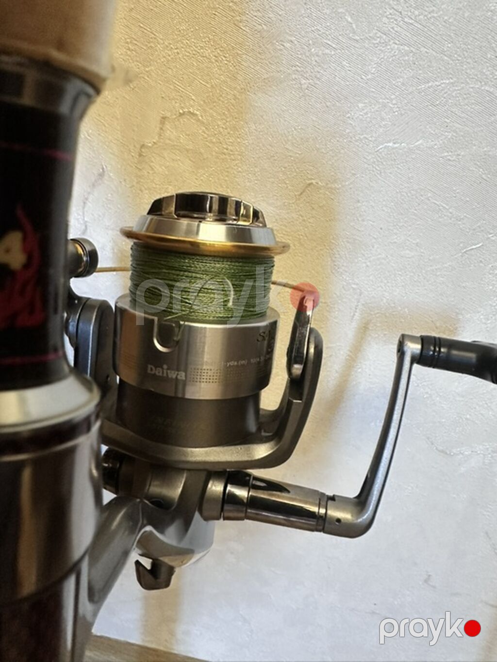 Komplekt: 2 hissəli spinning çubuğu + Daiwa Samurai 3500 makarası — Camping, ovçuluq və balıqçılıq, Bakı (3)