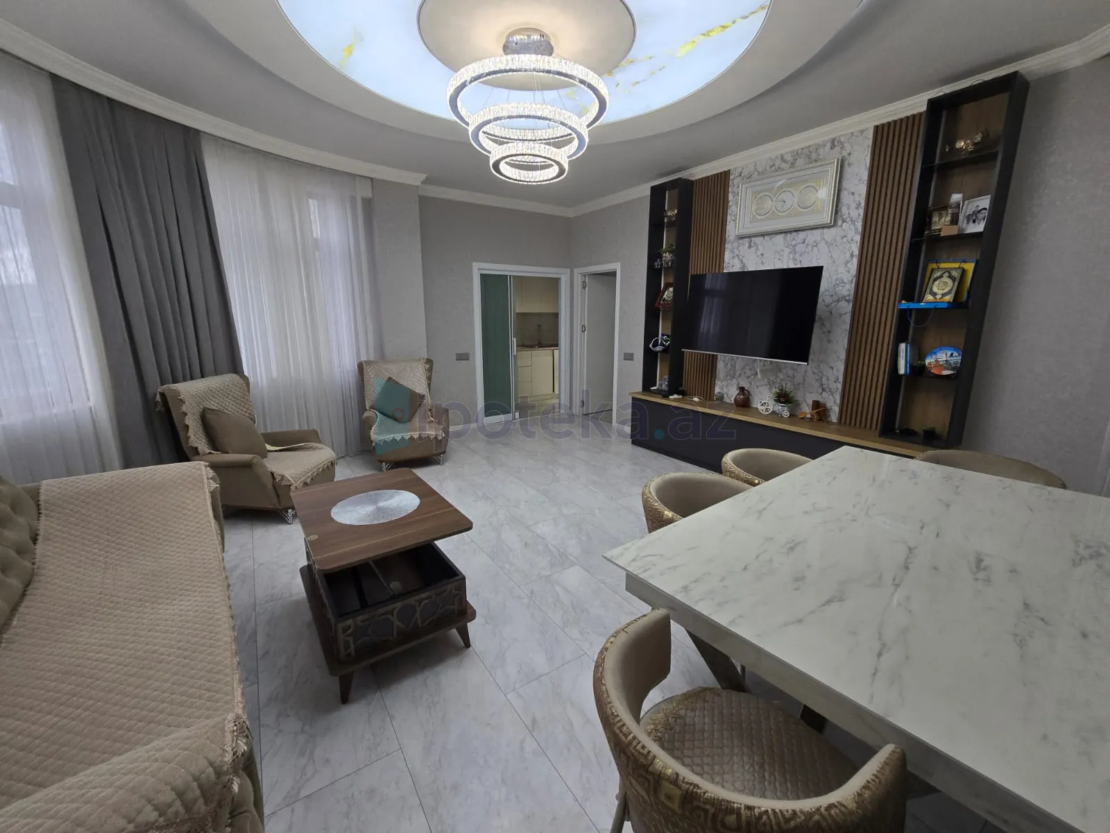 Satılır: 3 Otaq, Yeni tikili, 78.00 m² — Mənzil, Masazır (4)