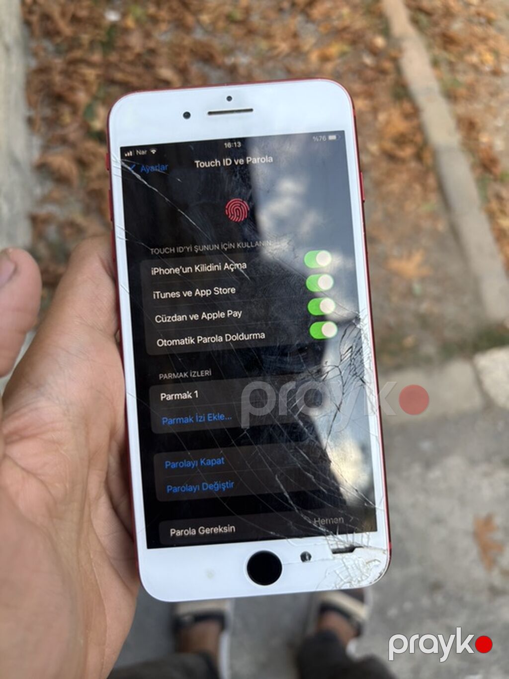 IPhone 8 Plus, 64 GB, Qırmızı, Barmaq izi — Apple iPhone, Şəki (3)