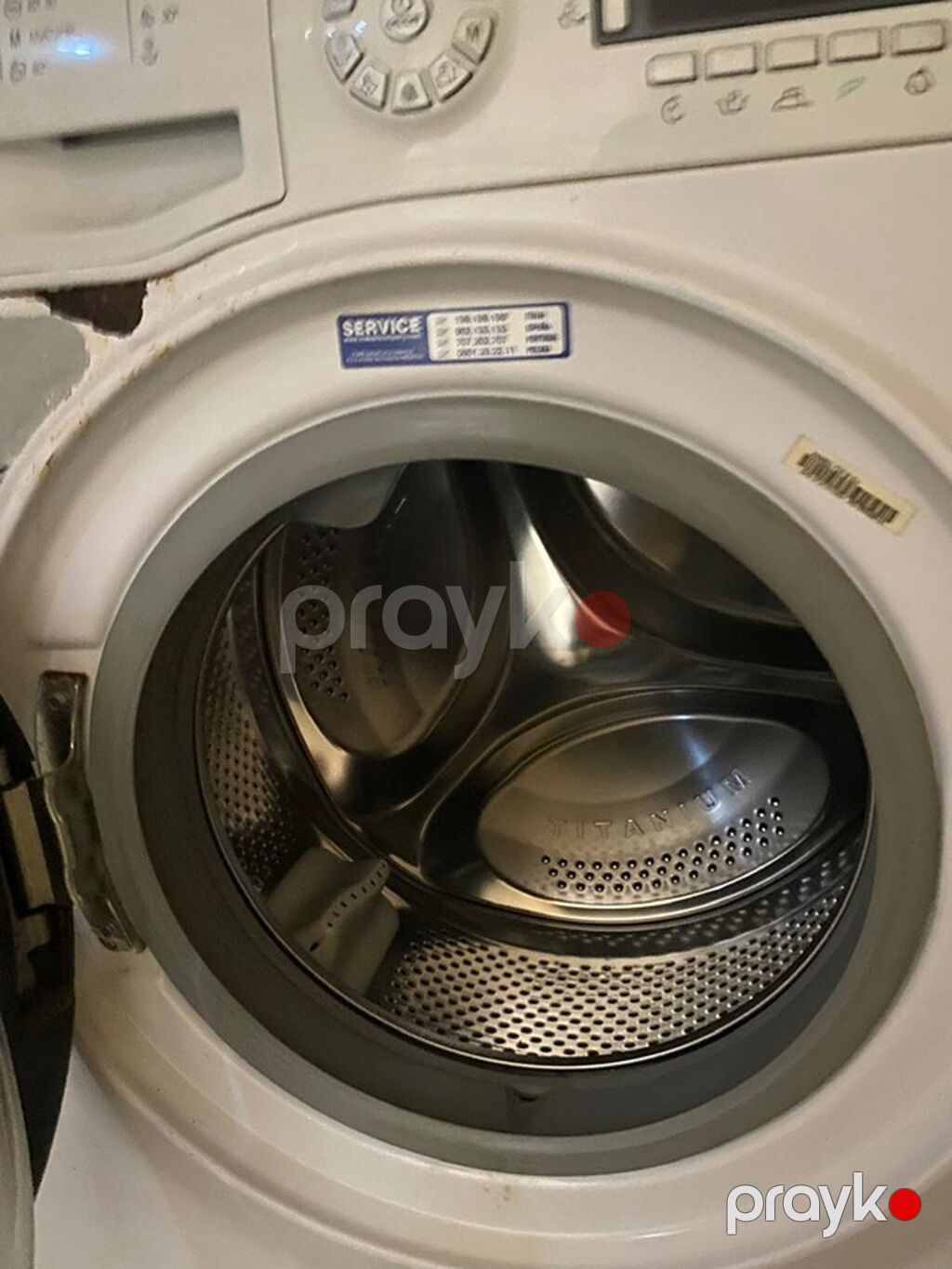 Hotpoint-Ariston önyükləmə paltaryuyan maşın - Yük tutumu: 7 kq — Çamaşır maşınları, Bakı (3)