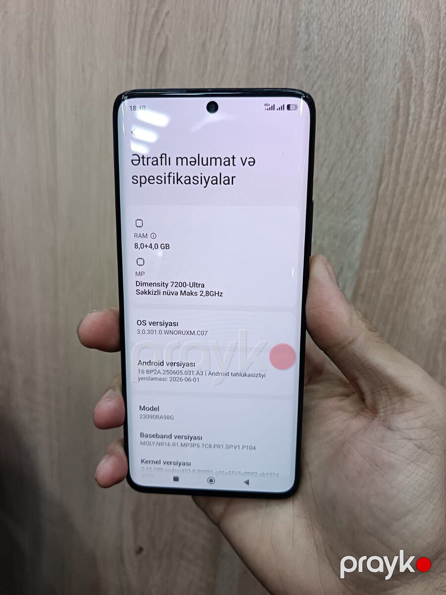 Xiaomi Redmi Note 13 Pro+ Midnight Black 256GB/8GB — Smartfonlar, Bakı (4)