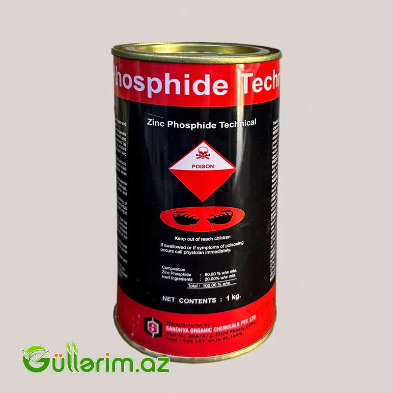 Zinc Phosphide Technical – Güclü Rodentisid (Siçan və siçovul dərmanı) — Bakı