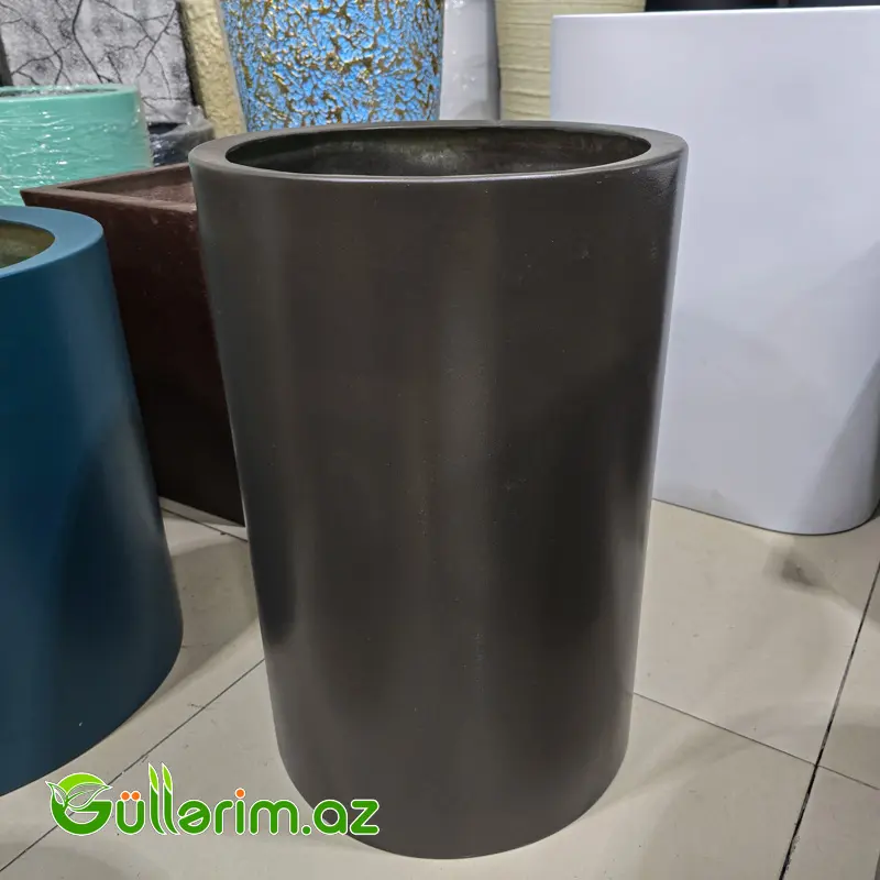 Fiber Glass dibçək sm (Fiber dibcek) — Bağ dekorasiyası, Bakı (3)