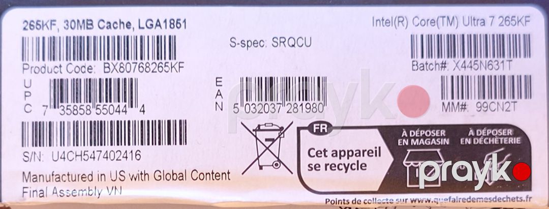 Prosessor Intel Core Ultra 7 265KF — Kompüterlər və noutbuklar, Bakı (3)