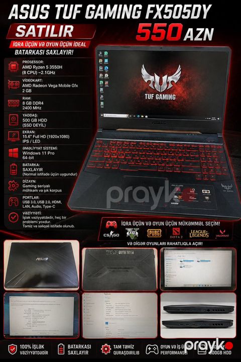 Asus noutbuk — Bakı