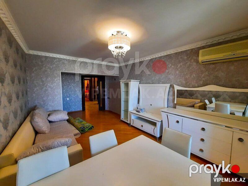 Nərimanov rayonunda 3 otaqlı Yeni tikili Kirayə verilir, 130 m² — Mənzil, Bakı (2)