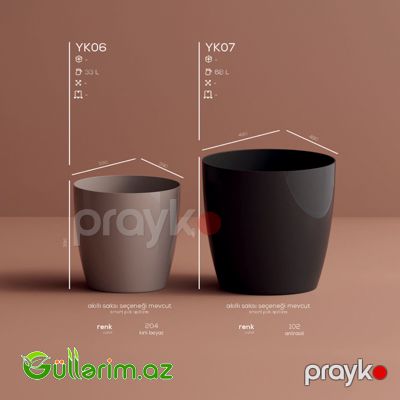 Plastik Dibçək 09 — Bağ dekorasiyası, Bakı (6)