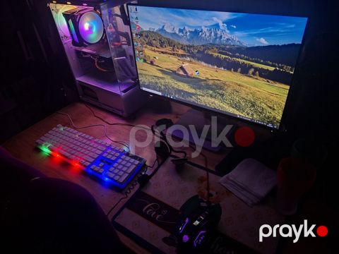 Gaming stolüstü kompüter seti i7 3777K RAM 16GB 1666HZ Vıdeokart AMD — Bakı
