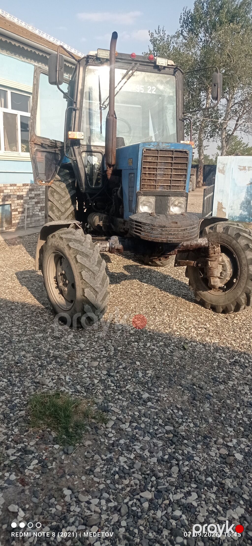 MTZ Belarus 82.1 traktor satlir qiymət 10000 boş bekar adamlar zəng — Traktorlar, Şirvan (4)