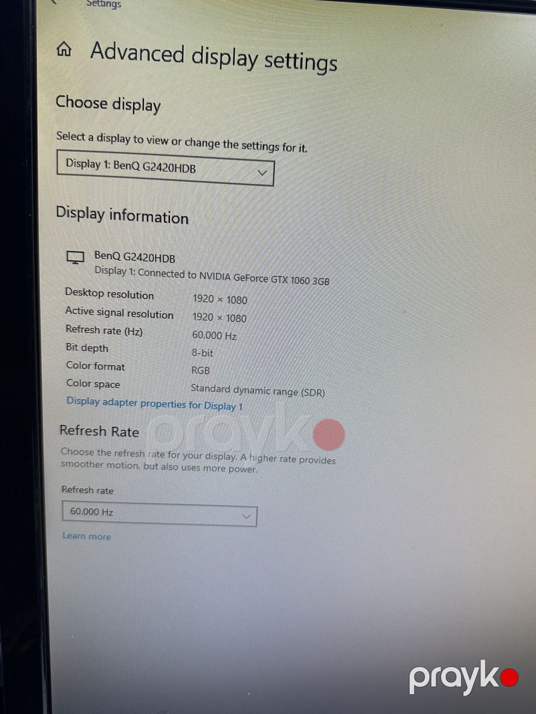 Gaming PC i5-4570 GTX 1060 3GB 16GB RAM 512GB SSD — Masaüstü kompüterlər, Bakı (9)