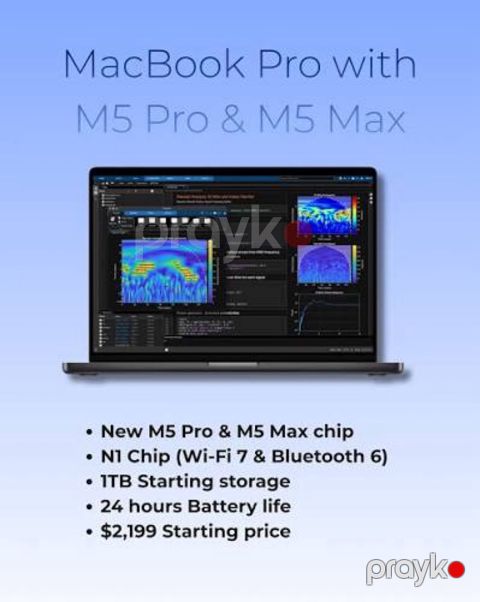 Macbook Pro 16.2-inch M5 Pro 48/1TB — Bakı