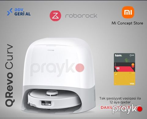 Robot tozsoran "Roborock QRevo Curv" — Bakı