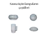 Sauna üçün lampalar Harvia və Diooist — Still Sauna