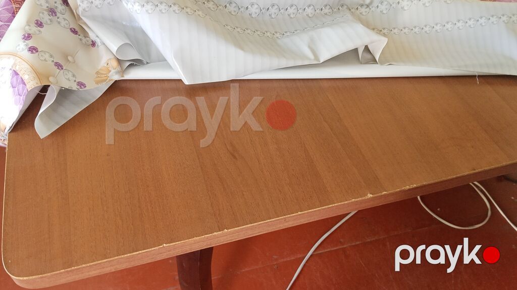 Mətbəx masası, İşlənmiş, Açılmayan, Taxta, Dördbucaq masa — Masalar, Digah (3)
