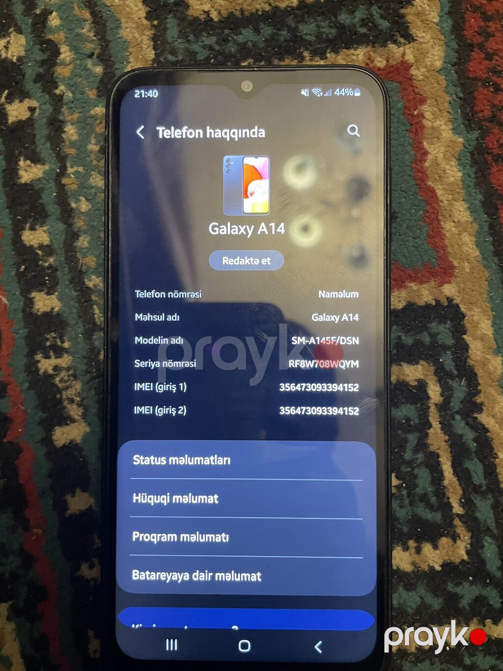 Samsung Galaxy A14, 64 GB, rəng - Qara, Barmaq izi, İki sim kartlı — Samsung, Bakı (2)