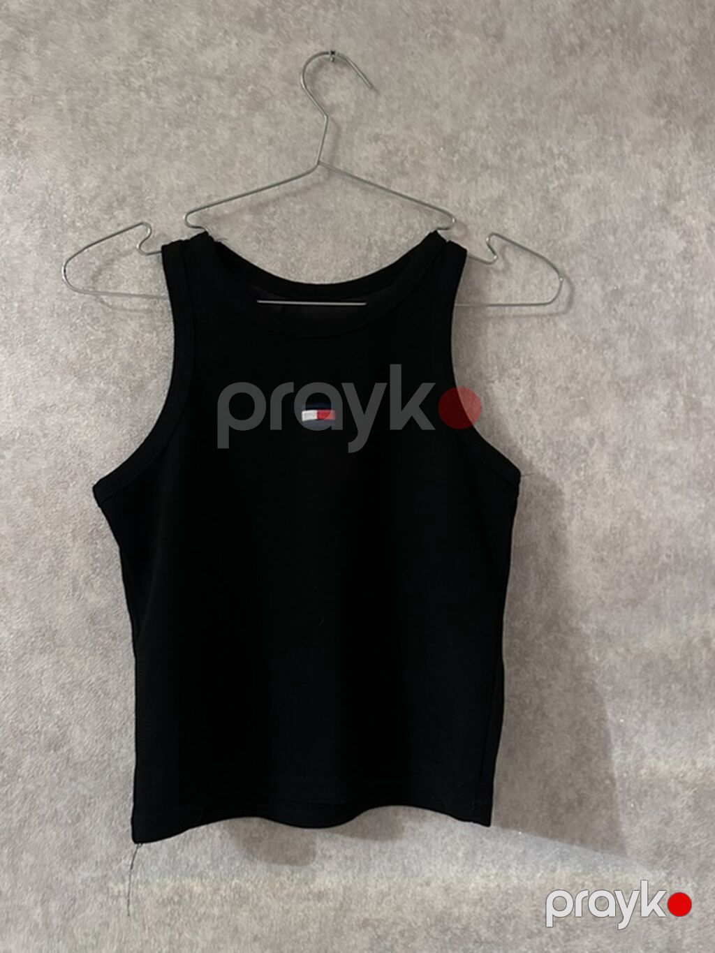 Qadın üçün qolsuz qara top - Rəng: qara - Stil: yığcam, yüksək — Futbolka və polo, Bakı